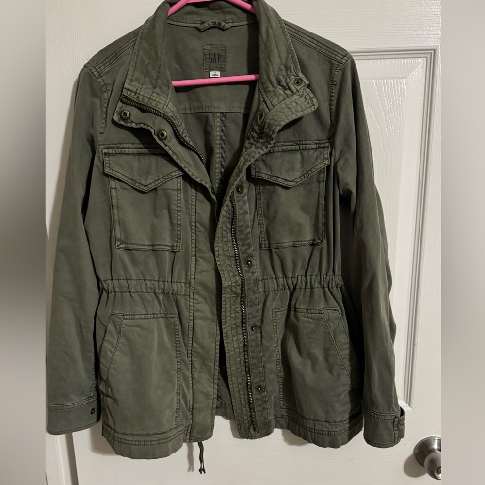 Gap | utility jacket | olive green | s